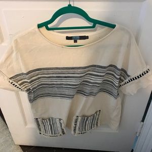 Anthropology white shirt